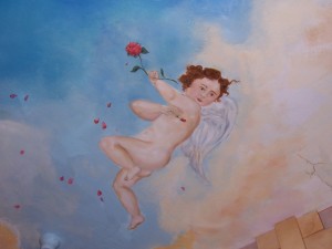 boy-cherub-sky-ceiling-mural